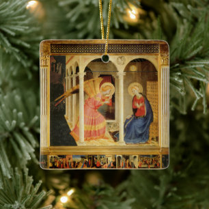 Annonsering av Fra Angelico, Renaissance Fine Art Julgransprydnad Keramik