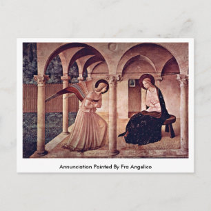 Annonsering av Fra Angelico Vykort