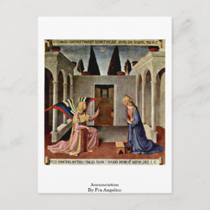 Annonsering av Fra Angelico Vykort
