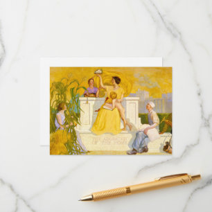 Annonsering av hemmet av Grant Wood Tilläggskort