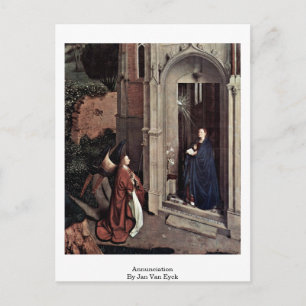Annonsering av Jan Van Eyck Vykort