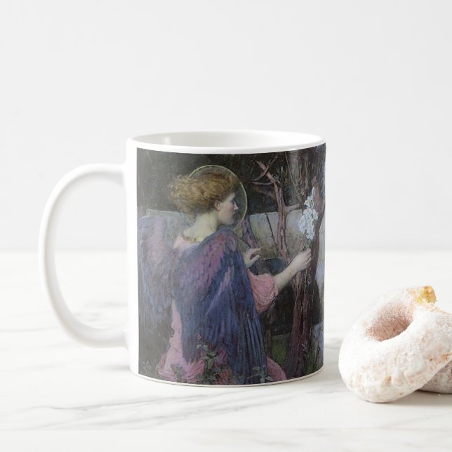 Annonsering av John William Waterhouse Kaffemugg (Med munk)