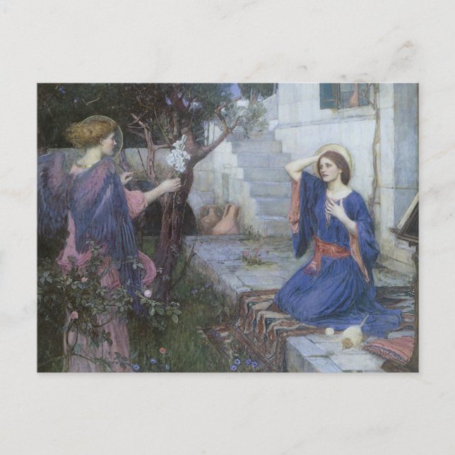 Annonsering av John William Waterhouse Vykort (Framsida)