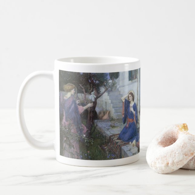 Annonsering av JW Waterhouse, Victorian Fine Art Kaffemugg (Med munk)
