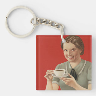 Annonsering av vintage-kaffe