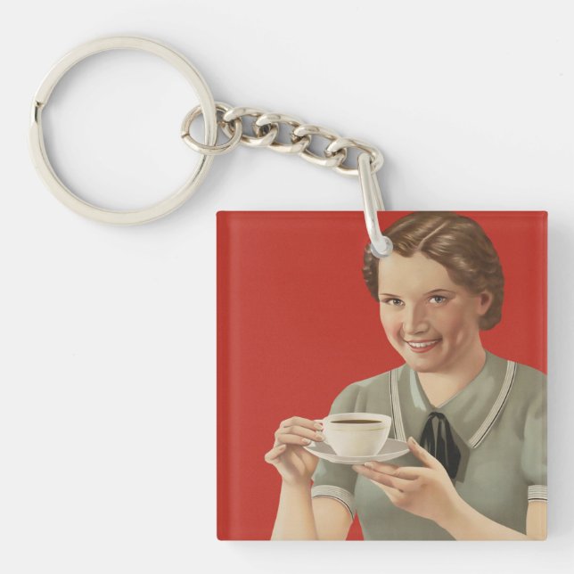 Annonsering av vintage-kaffe (Framsidan)