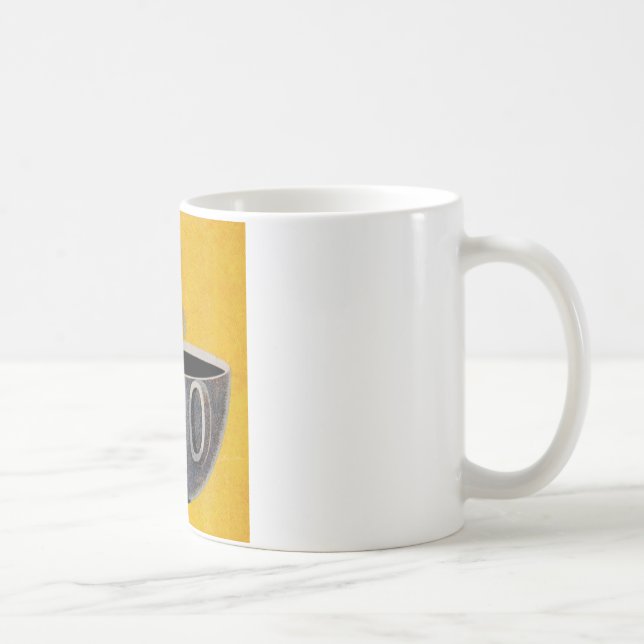 Annonsering av vintage-kaffe kaffemugg (Höger)