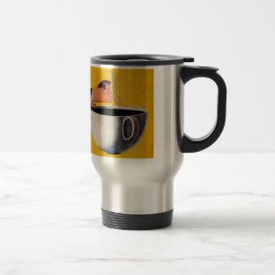 Annonsering av vintage-kaffe resemugg
