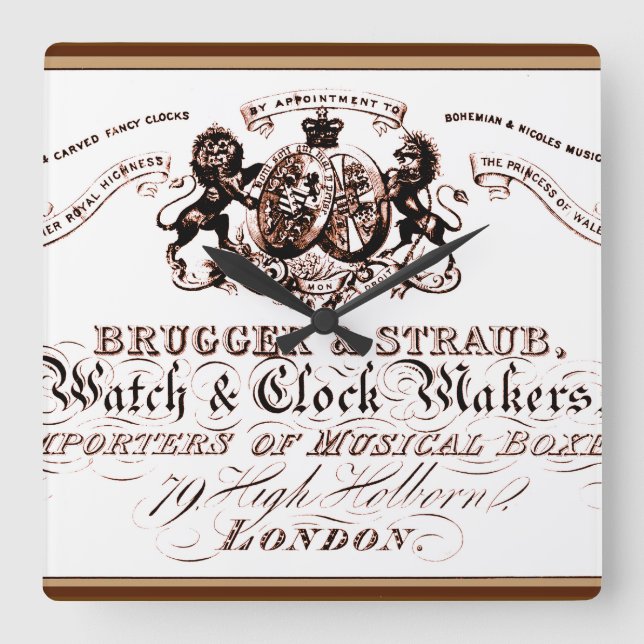 Annonsering av vintagens klocka (Framsida)