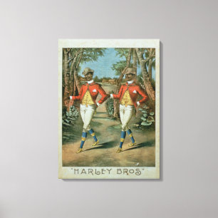 Annonsering för "de Harley bröderna (färgli Canvastryck