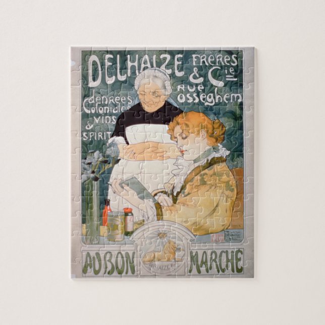 Annonsering för Delhaize, bröder och Co. på th Pussel (Vertikal)