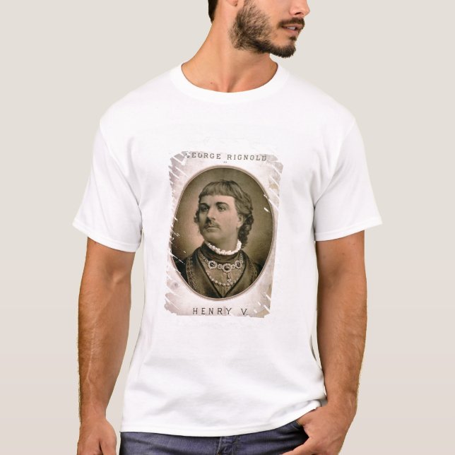 Annonsering för "George Rignold som Henry V" T-shirt (Framsida)