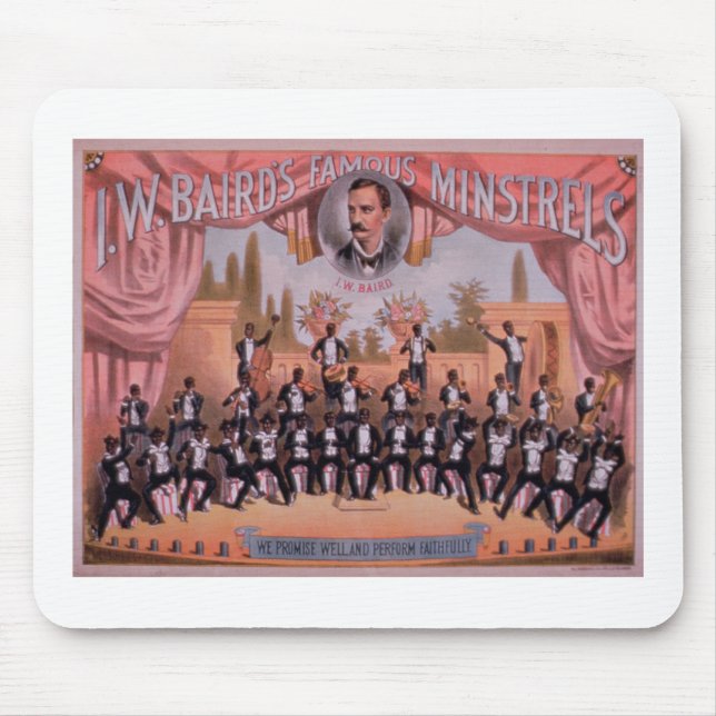 Annonsering för 'I.W. Bairns Berömd barder Musmatta (Framsidan)