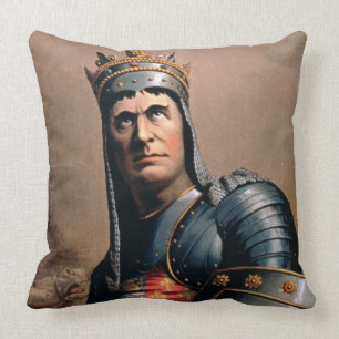 Annonsering för 'John McCullough som Richard III Kudde