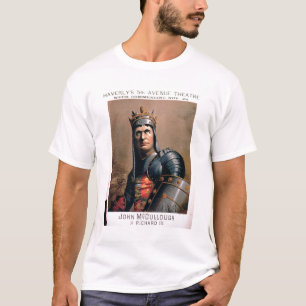 Annonsering för 'John McCullough som Richard III Tee