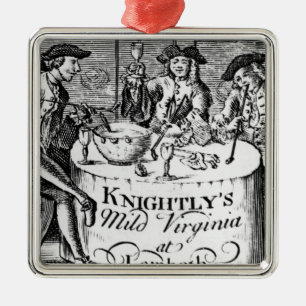 Annonsering för 'knightlys milda Virginia Julgransprydnad Metall
