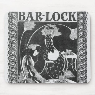Annonsering för Pub-Låsa skrivmaskiner, c.1895 Musmatta