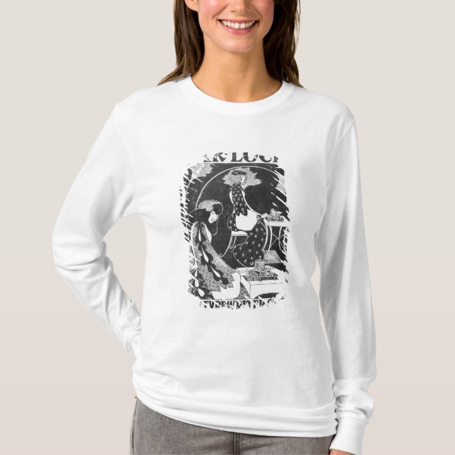 Annonsering för Pub-Låsa skrivmaskiner, c.1895 T-shirt (Framsida)