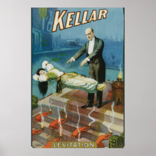 Annonsering för trollkarl för Kellar Poster