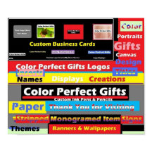 Annonsering om gåvor från färg Perfekt