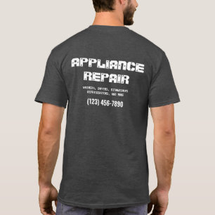 Annonsering om Professionell för reparation av enh T Shirt