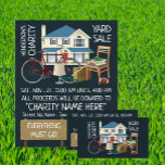 Annonsering om välgörenhetsvariation vid försäljni reklamblad<br><div class="desc">Charity Yard Sale Event Advertising Flyer från Affärskortet Store.</div>