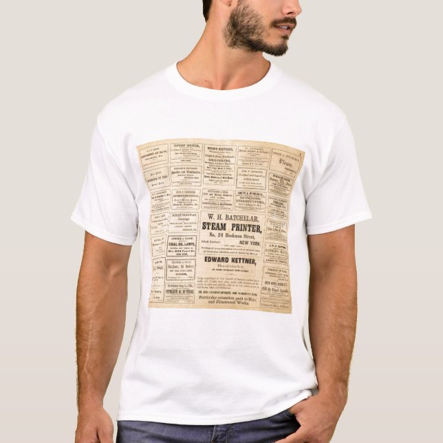 Annonseringar för olja t-shirt (Framsida)
