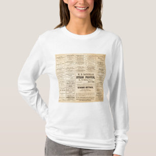 Annonseringar för olja tee shirt