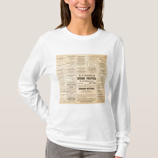 Annonseringar för olja tee shirt (Framsida)