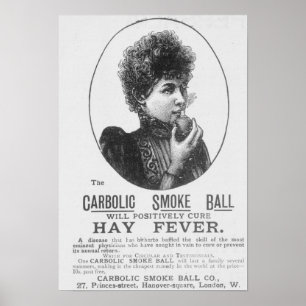 Annonseringen för det Carbolic röker boll Poster