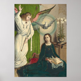 Annonseringen - Juan de Flandes Fine Art Poster