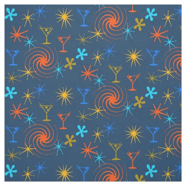 AnnonsmanMartini abstrakt Conversational Tyg (Provkarta)
