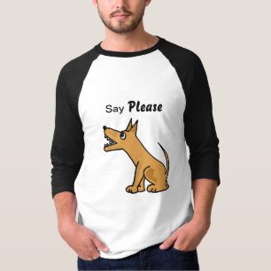 annonsnågot att säga behar den sticka hund tröj t shirt