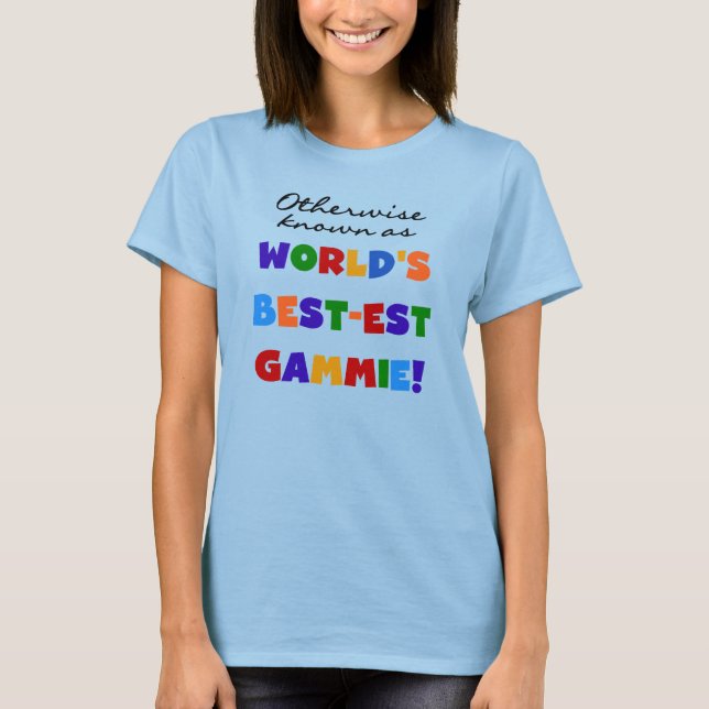 Annorlunda bekant som Bäst-est Gammie Tshirts (Framsida)