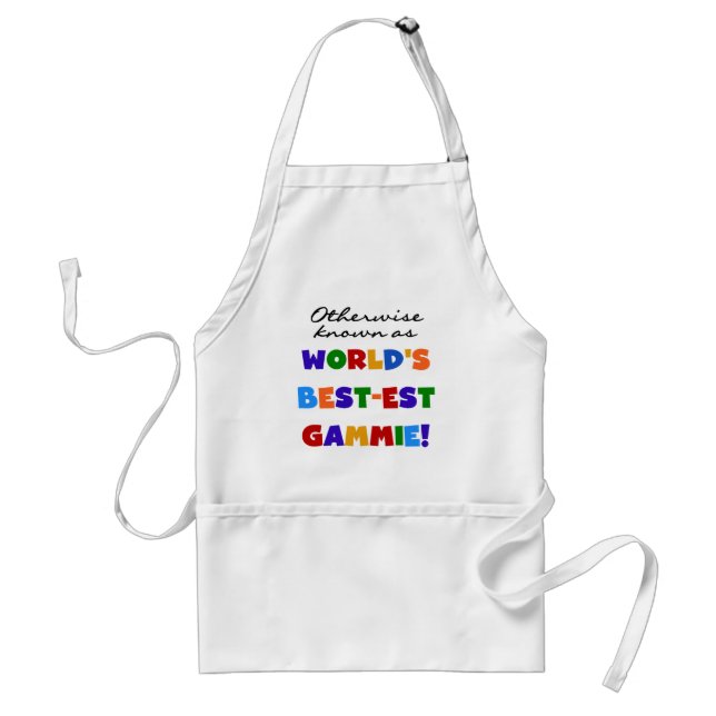 Annorlunda bekant som Bäst-est Gammie Tshirts Förkläde (Framsidan)