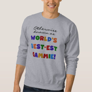 Annorlunda bekant som Bäst-est Gammie Tshirts Långärmad Tröja
