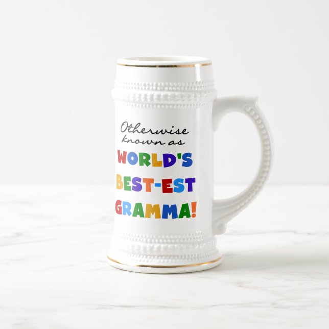 Annorlunda bekant som Bäst-est Gramma T-tröja Sejdel (Höger)