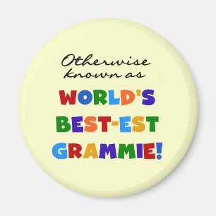Annorlunda bekant som Bäst-est Grammie gåvor Magnet