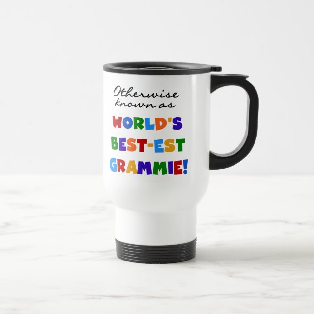 Annorlunda bekant som Bäst-est Grammie T-tröja Resemugg (Höger)
