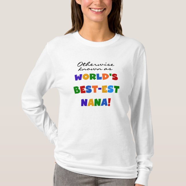 Annorlunda bekant som Bäst-est Nana Tshirts (Framsida)