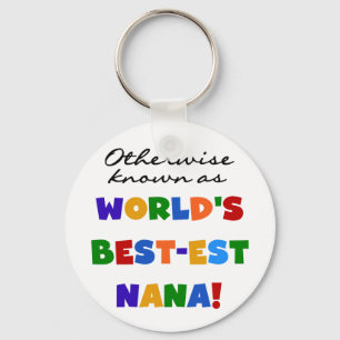 Annorlunda bekant som Bäst-est Nana Tshirts Nyckelring