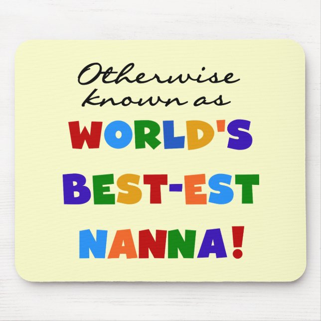 Annorlunda bekant som Bäst-est Nanna gåvor Musmatta (Framsidan)