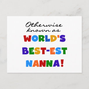 Annorlunda bekant som Bäst-est Nanna gåvor Vykort