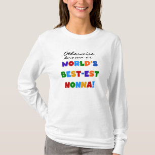 Annorlunda bekant som Bäst-est Nonna Tshirtsgåvor Tröja