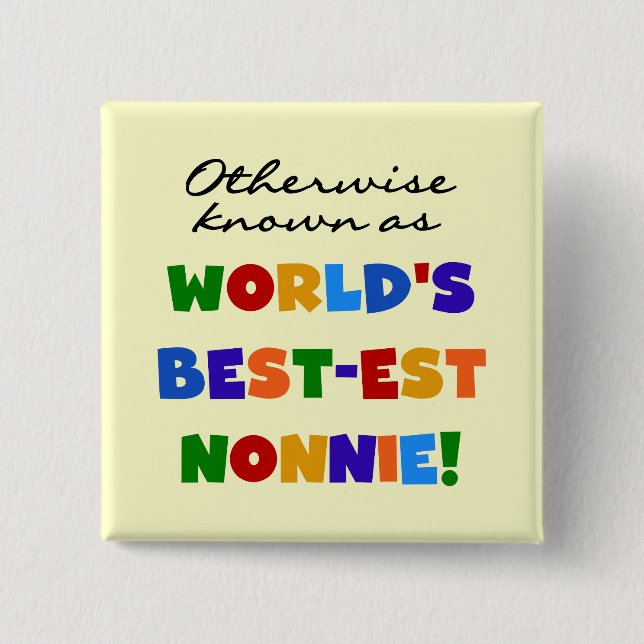 Annorlunda bekant som Bäst-est Nonnie gåvor Knapp (Framsida)