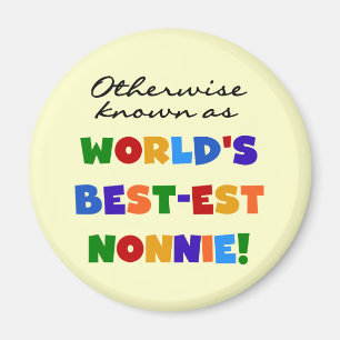 Annorlunda bekant som Bäst-est Nonnie gåvor Magnet
