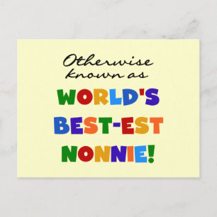 Annorlunda bekant som Bäst-est Nonnie gåvor Vykort