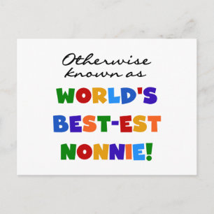 Annorlunda bekant som Bäst-est Nonnie gåvor Vykort