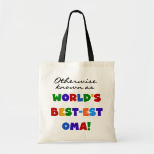 Annorlunda bekant som Bäst-est Oma Tshirts och Tygkasse
