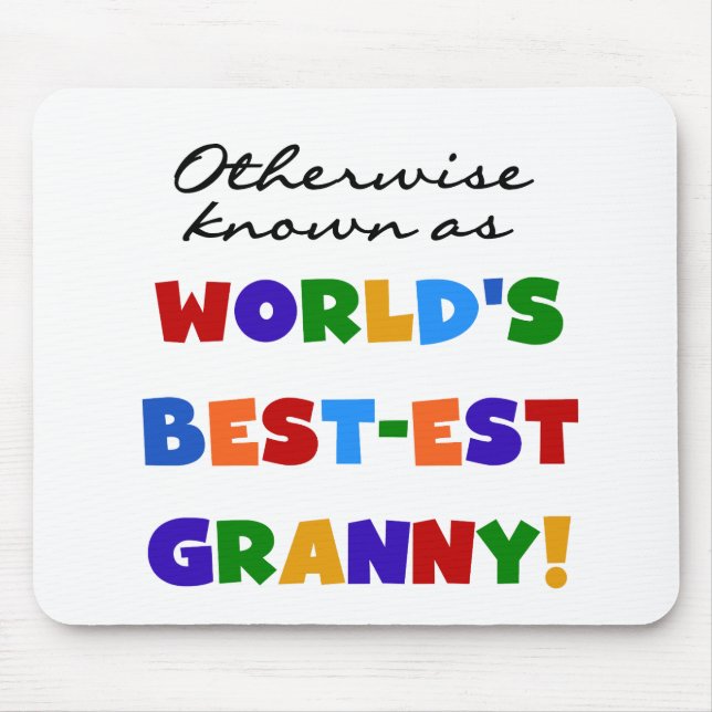 Annorlunda bekant som gåvor för Granny Bäst-est Musmatta (Framsidan)